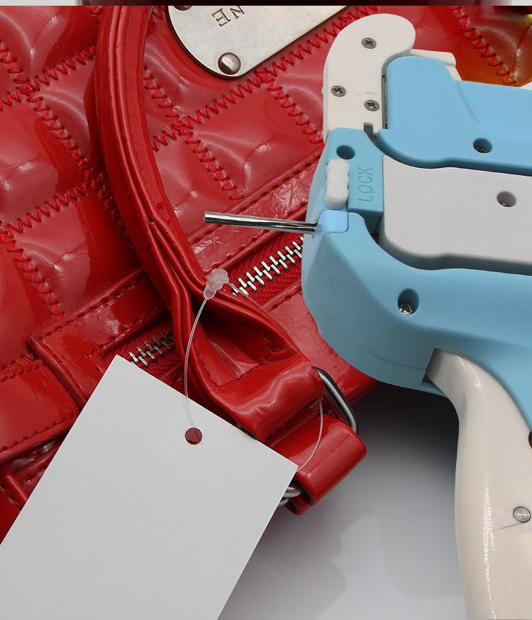 吊牌枪打标枪套环枪服装自动穿绳打结机子母扣枪穿环枪打吊牌抢