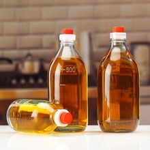 厂家批发香油玻璃瓶家用香油分装瓶带盖核桃油瓶子空瓶密封装