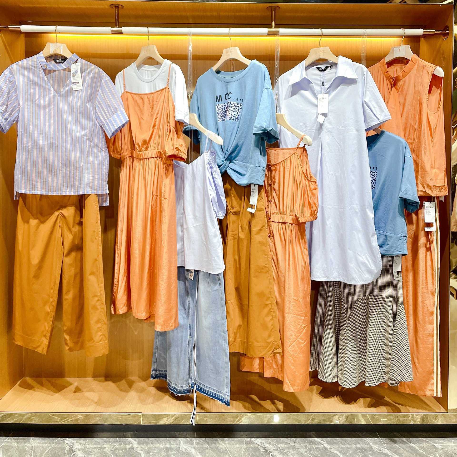 mcc蔓诺蒂22夏 专柜撤柜品牌女装尾货折扣批发休闲淑女风尾货走份