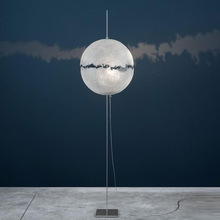 新款个性后现代简约艺术客厅北欧展厅设计师创意ins风月球落地灯