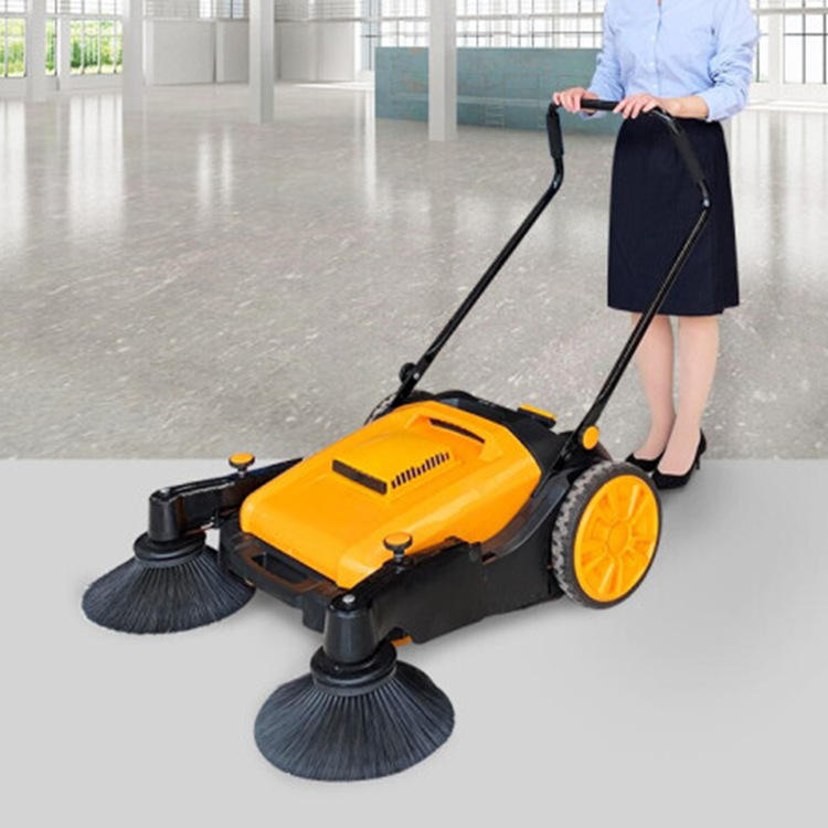 便携式小型扫地车 手推式工厂车间粉尘垃圾清扫机 无动力清扫车