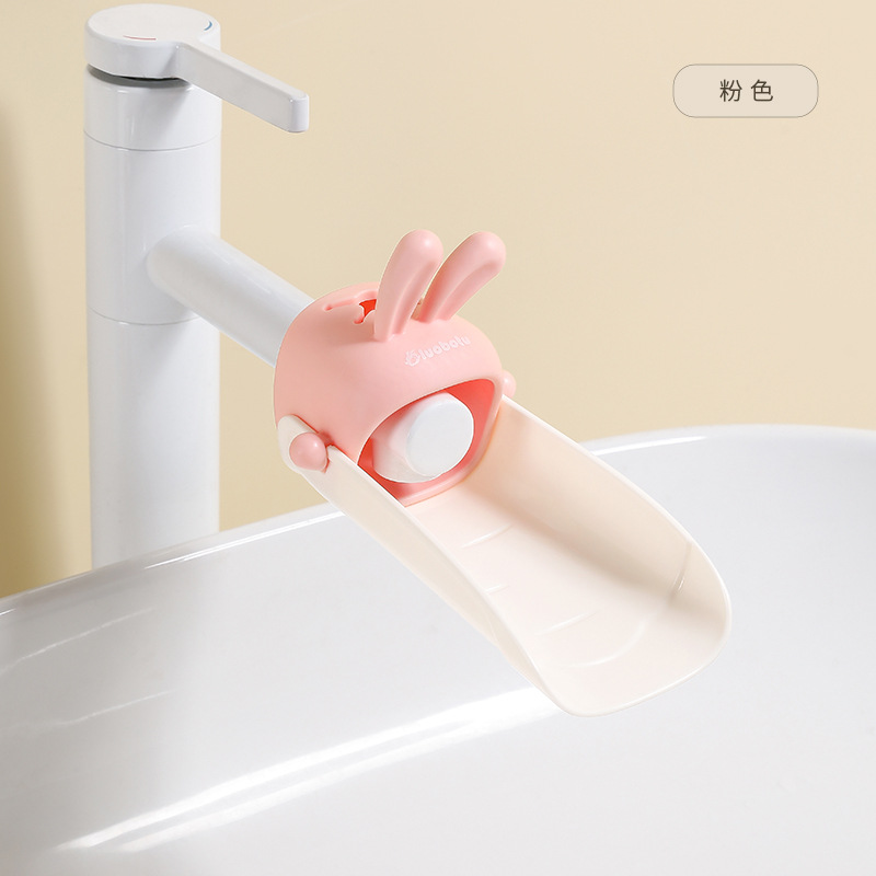 Cartoon Children's Rabbit Faucet Sprinkler Splash-Proof Water Artifact Bathroom Kitchen Faucet Cute Rabbit