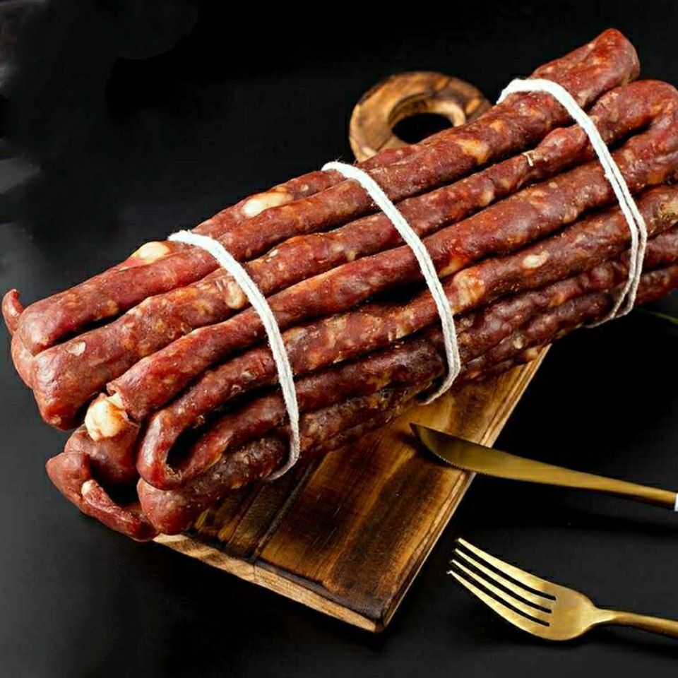 哈尔滨风干肠东北特产干肠批发 腊肠纯肉香肠零食哈尔滨红肠立惠