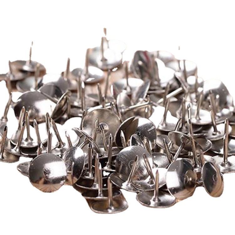 图钉按钉可钉墙装饰钉镀镍大头钉子摁钉图丁工字钉圆