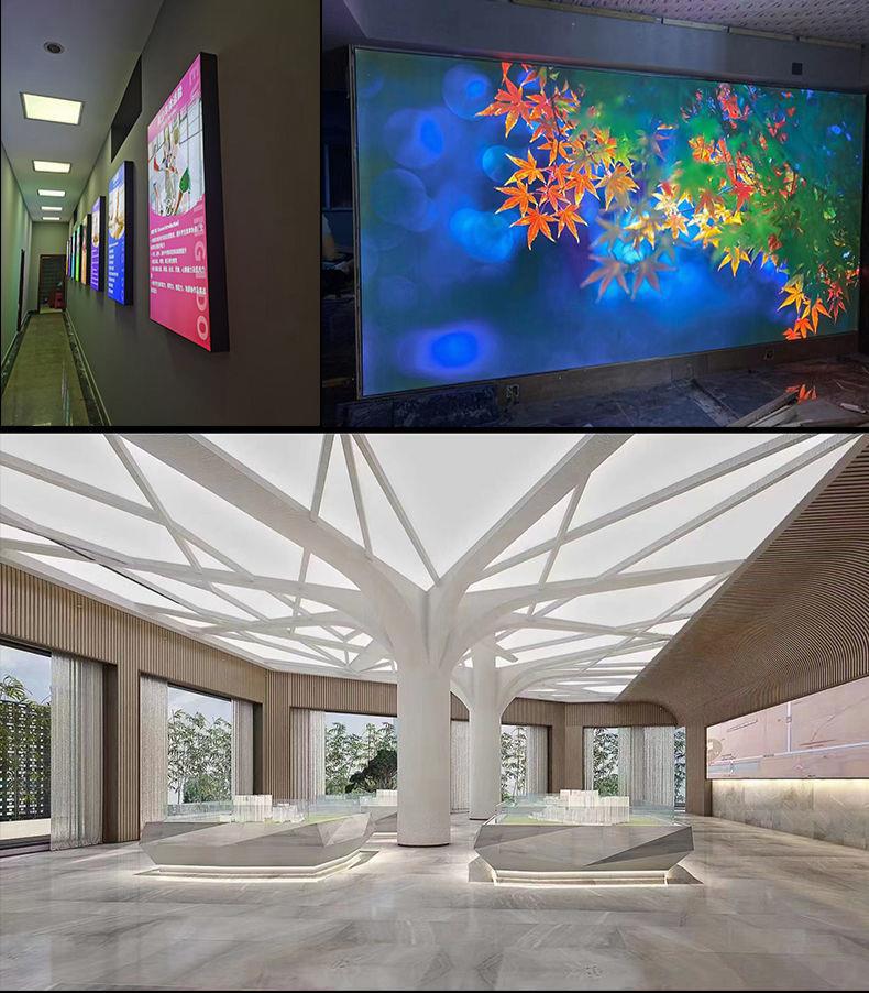 uv软膜卡布灯箱超薄led无边框发光广告牌挂墙式软膜天花屏幕-阿里巴巴