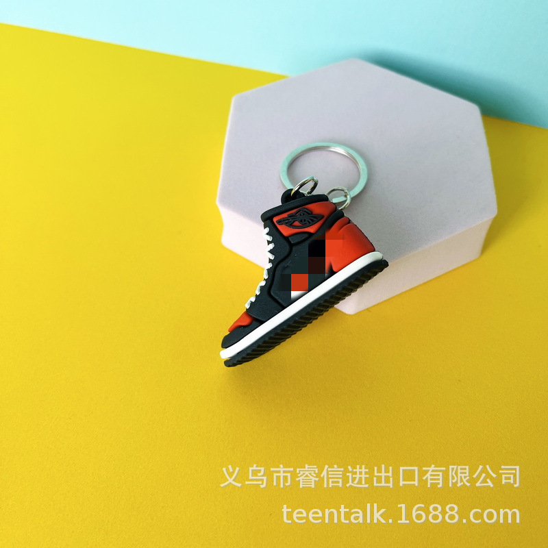 5187# Three-Dimensional AJ Basketball Sneaker Keychain Personalized Fashion Ornaments Promotional Activities Small Gifts Wholesale
