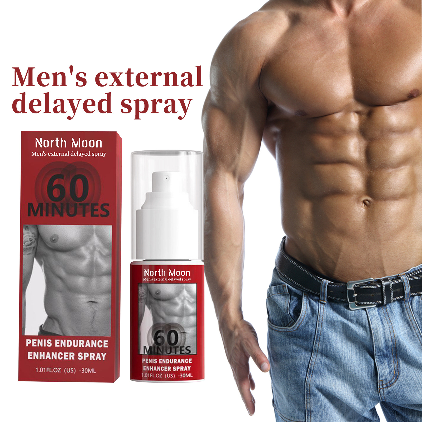 North Moon Men's Care Spray Men's Body Care Strengthening Endurance Care External Spray