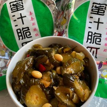 4袋6袋蜜汁脆瓜酱黄瓜菜咸腌制清爽可口香脆开袋即食农家批发