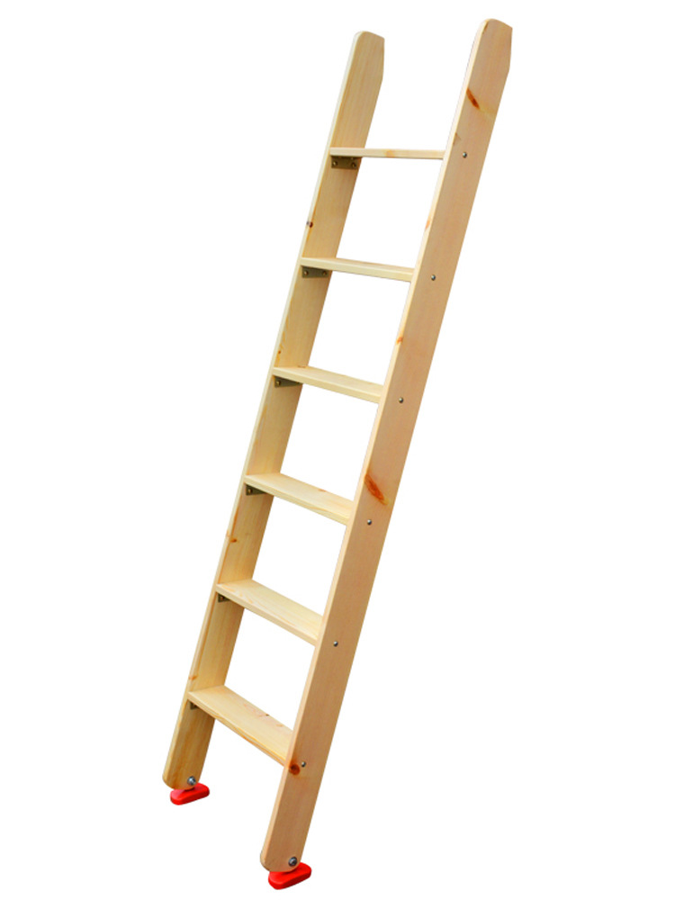 eq4f简易实木阁楼楼梯学生小孩儿童上下铺高低子母床直梯爬梯木梯