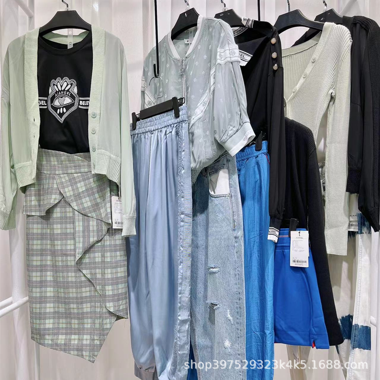 22秋冬款 艾安琪品牌撤柜女装国际一线品牌女装尾货批发杂款走份