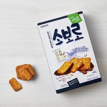 韩国进口克丽安笑福扁桃仁酥脆饼干240g小包装休闲充饥零食品60g