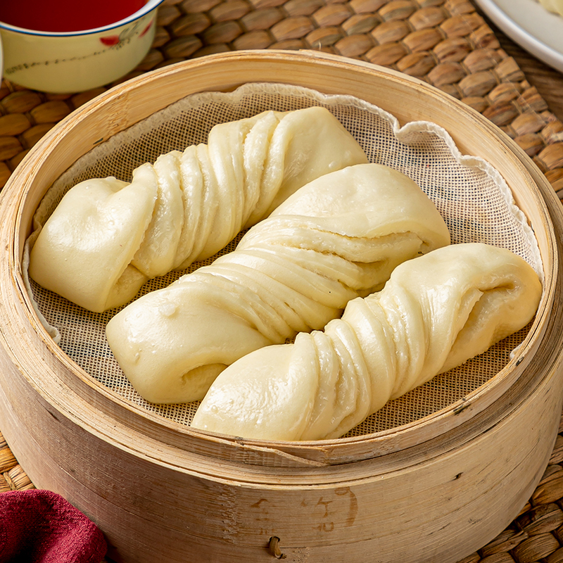 老面花卷450g早餐面点湖南茶陵特产地锅速冻包子馒头