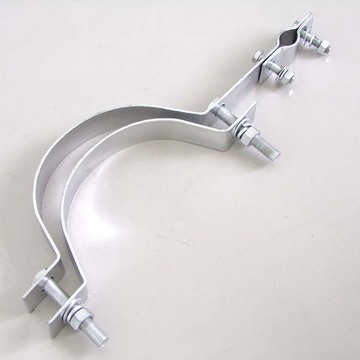 批发定 制电缆抱箍 子母抱箍 杆用固定紧固件 双抱箍 保护管抱箍