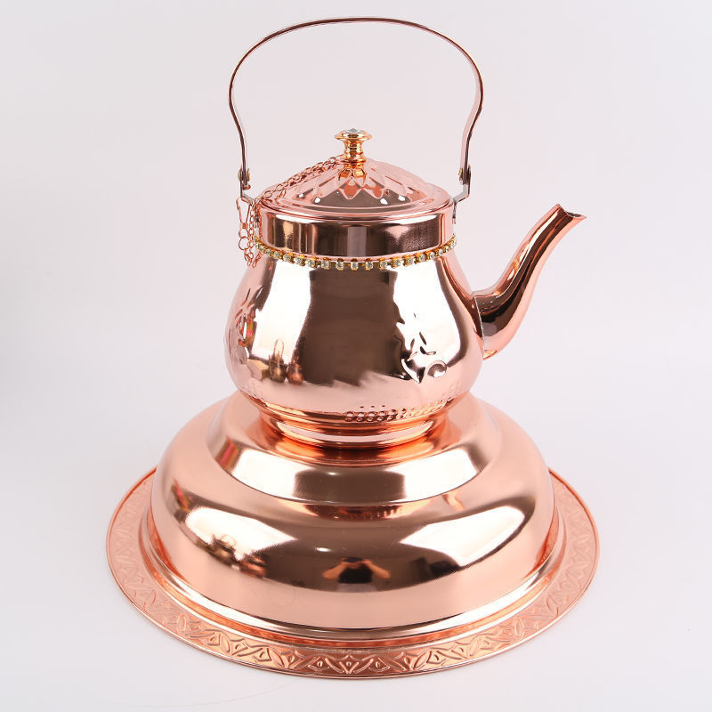 不锈钢洗手盆仪式典礼洗手壶l铜色盆金属色盆壶组合新疆本地发货