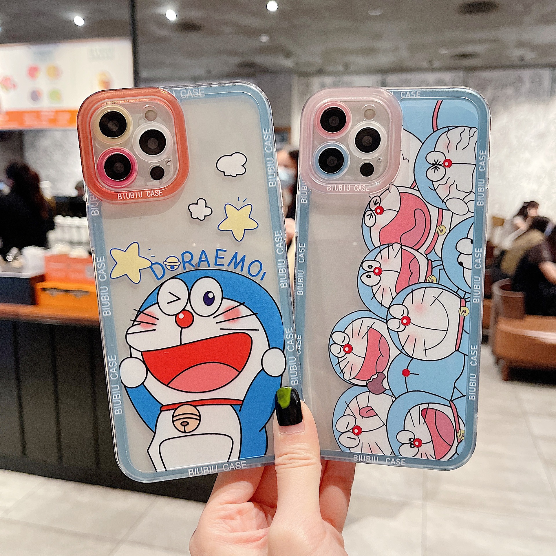 日系动漫卡通叮当猫适用苹果13/12/11/pro/max手机壳iphone防摔女