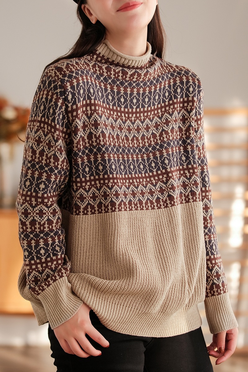 时尚个性毛衣女冬