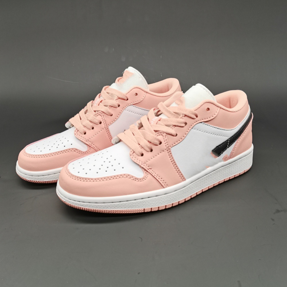 aj1低帮男鞋藤原浩蒂芙尼艾艾伦篮球鞋乔1黑扣碎烟灰板鞋女运动鞋