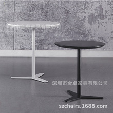 【TB-179】ABS塑胶桌面铁烤漆脚架小圆桌咖啡厅休闲圆桌沙发边桌