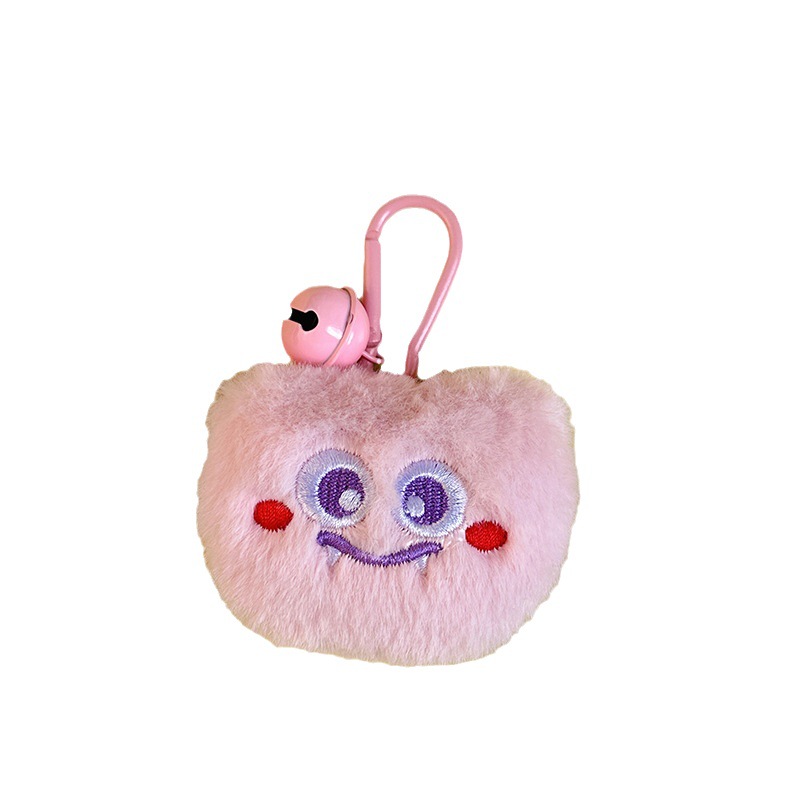 Cute Little Monster Cotton Filled Plush Hang Decorations Cartoon Dopamine Pendant Keychain Bag Doll One Piece Dropshipping