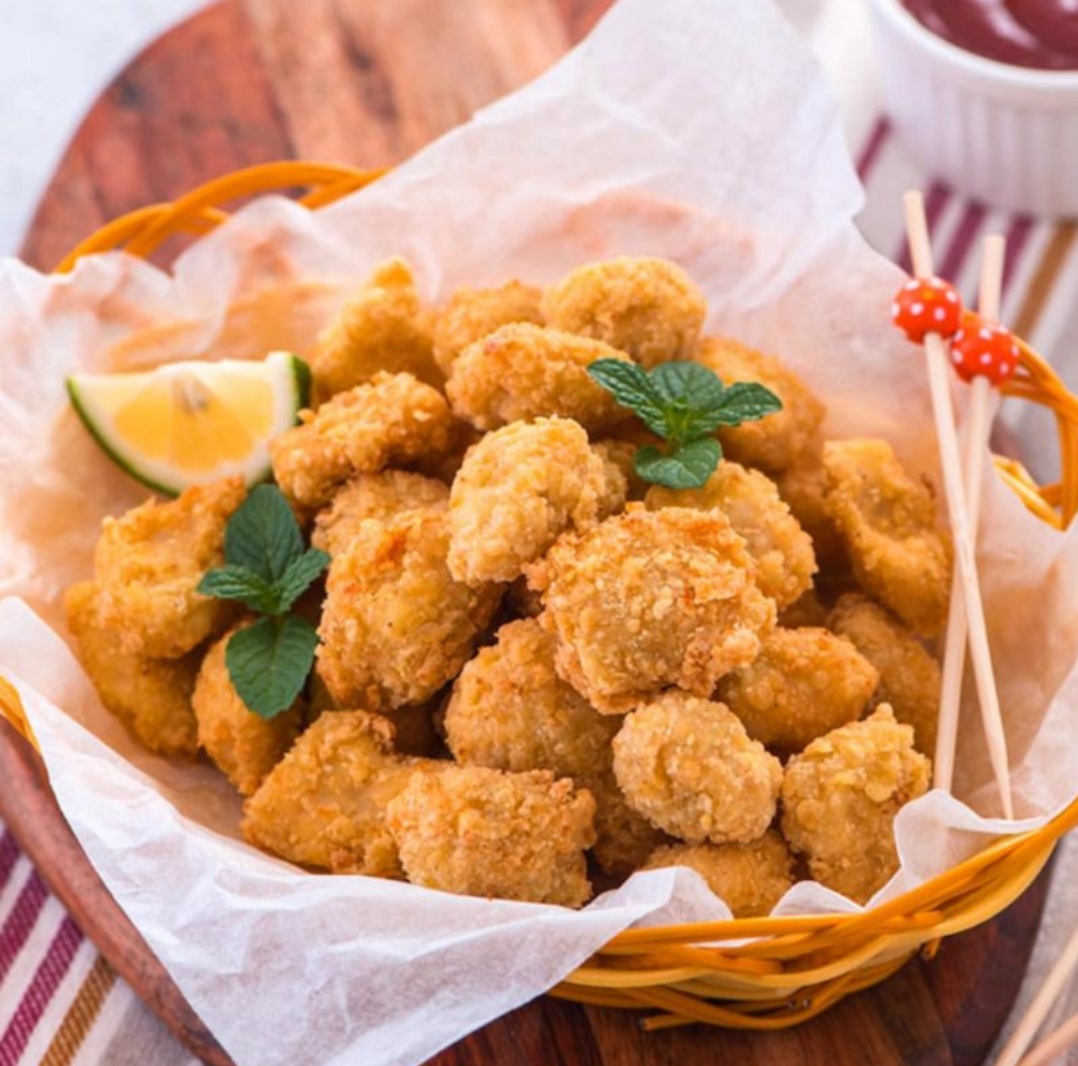 现货供应蒜香脆皮鸡400g一包冷冻油炸脆皮炸鸡