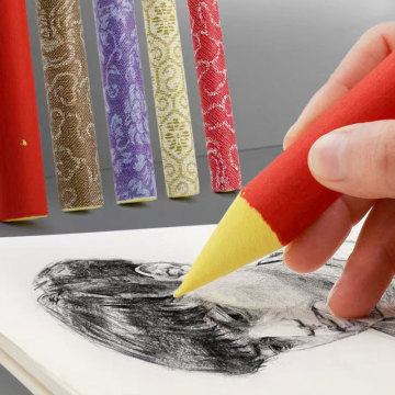 大号单支素描用纸笔宣纸纸擦笔单头可擦笔美术花色卷纸笔涂抹笔