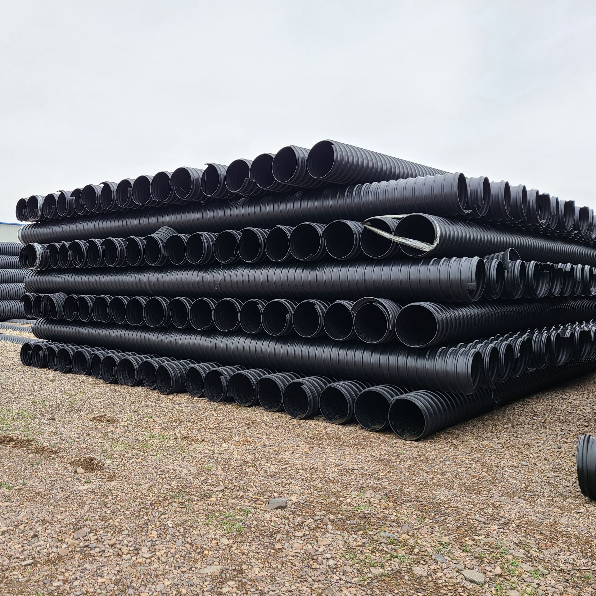 天迈hdpe钢带增强螺旋波纹管市政排水排污管dn1000*sn10-12.