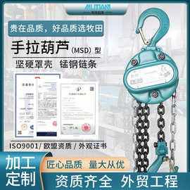 MSD型手拉葫芦 3吨6米倒链起重葫芦 手动提升葫芦 链条手拉葫芦