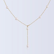 法式流苏珍珠项链女轻奢小众设计2023年新款锁骨链超仙高级感颈链
