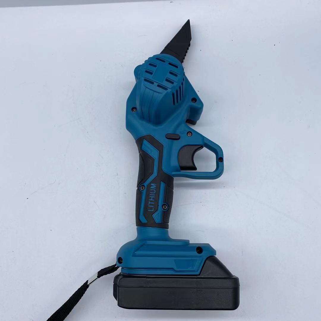 手持6寸电动修枝锯充电式锂电小型电动锯单手电链锯迷你锯伐木锯