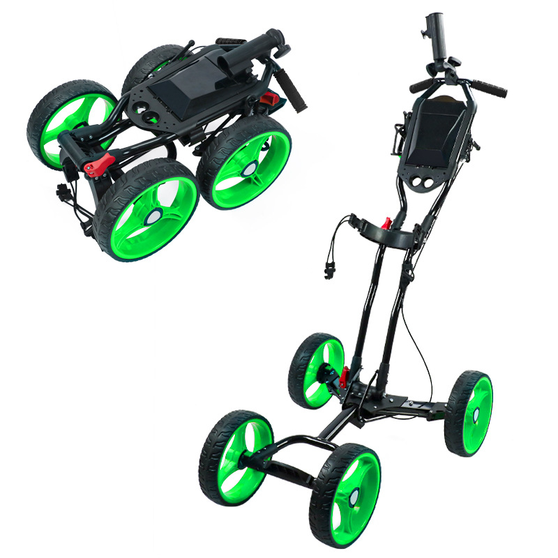Factory Wholesale Trolley Foldable Storage Hand Buggy Golf Charter Golf Tricycle Golf Four-Wheel Golf Tricycle