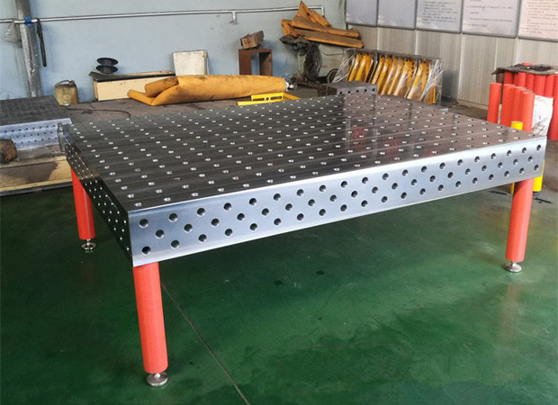 定制三维柔性焊接平台工装夹具量大优惠机器人多孔定位焊接工作台