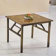 新款折叠饭桌便携式多功能餐桌租房矮桌家用户外茶几小桌子正方形