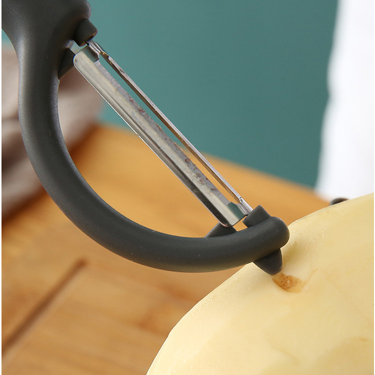 P-Type Stainless Steel Peeler Fruit Planer Multi-Function Potato Peeler Kitchen Household Melon Fruit Vegetable Peeler