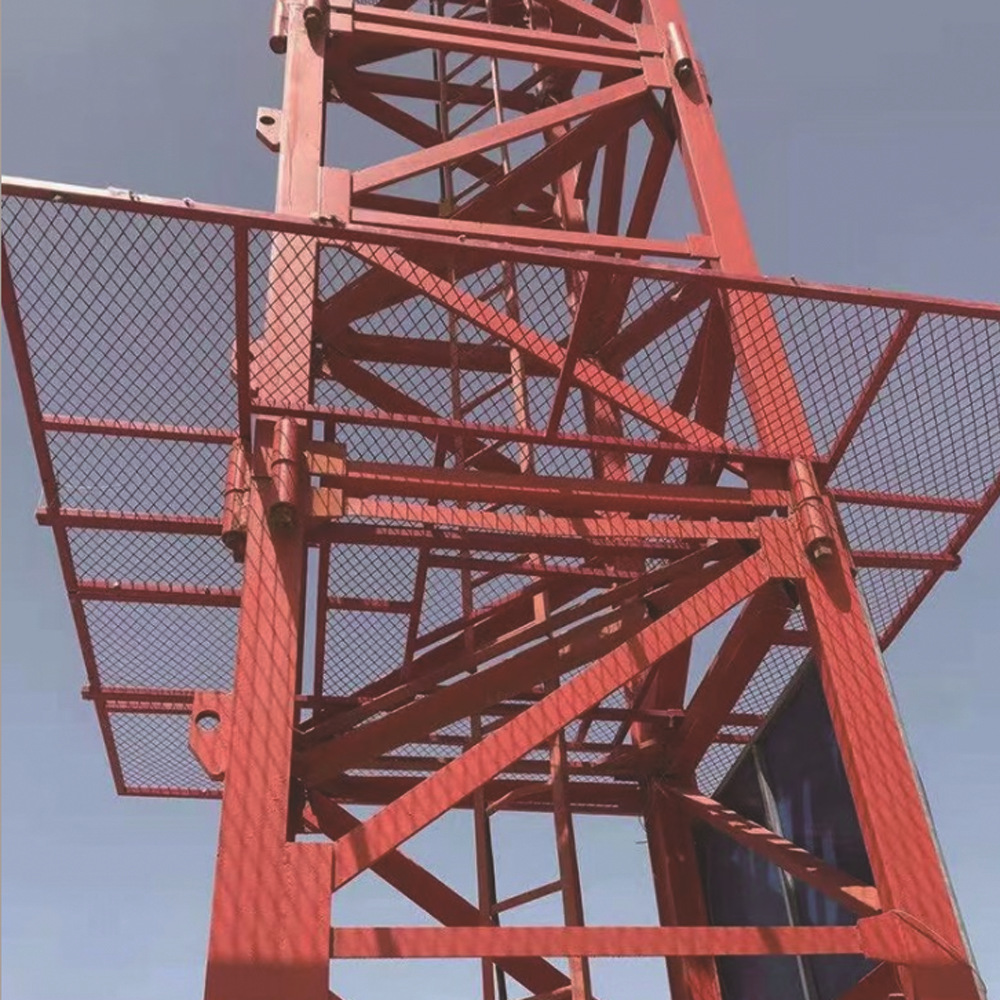 塔吊防攀爬防掉落围栏建筑工地维修平台防坠落检修附墙防护工作台