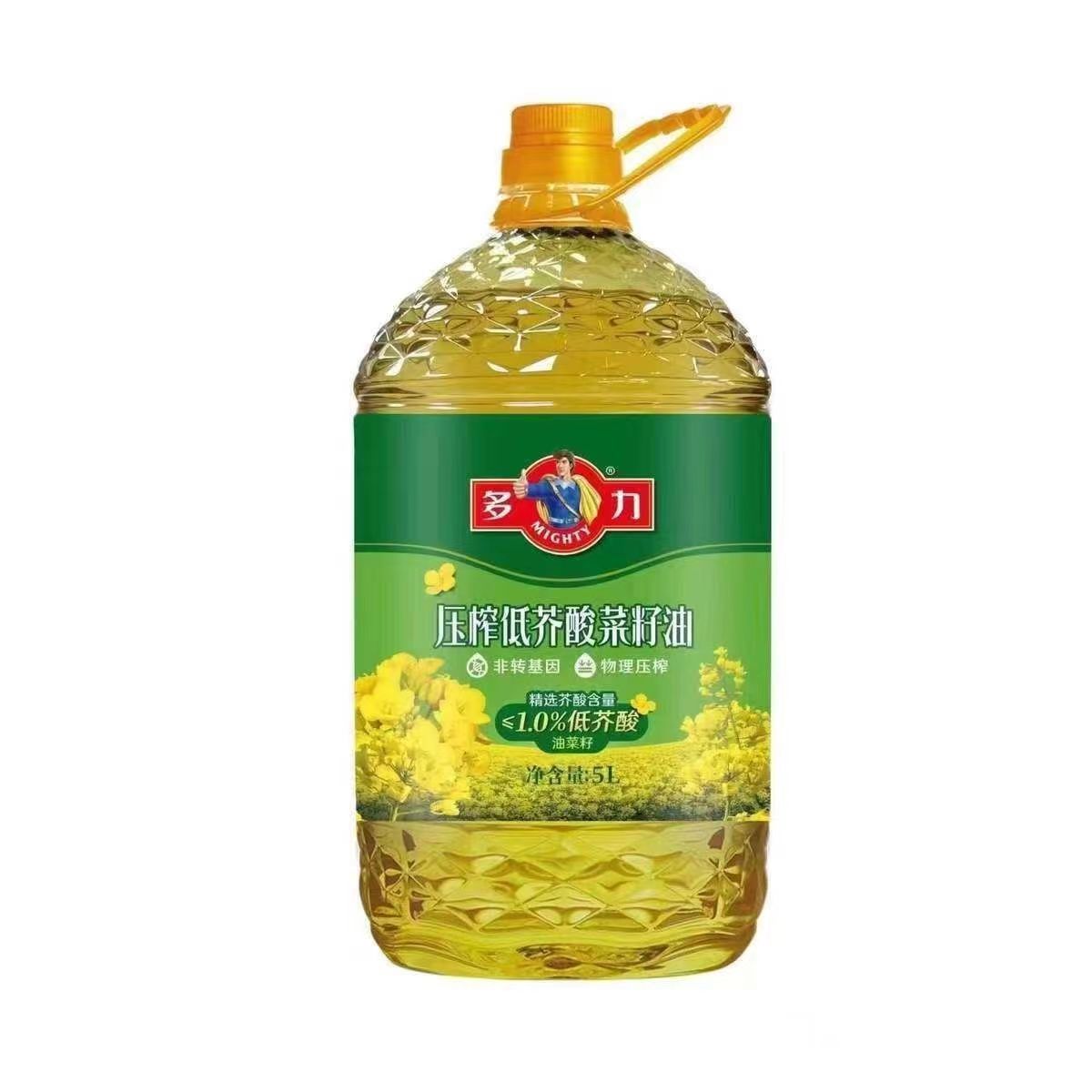 多力压榨低芥酸菜籽油5升-阿里巴巴