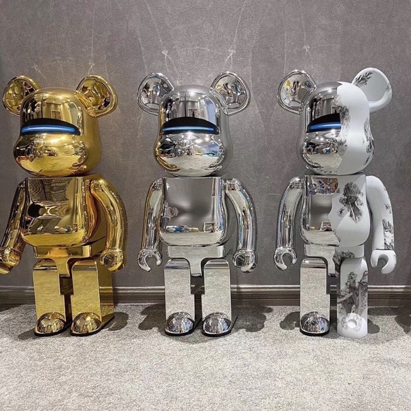 暴力熊积木熊bearbrick空山基初代400% sexy robot摆件礼物