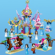哲高1113城堡兼容乐高女孩积木冰雪城堡奇缘公主女拼装益智玩具