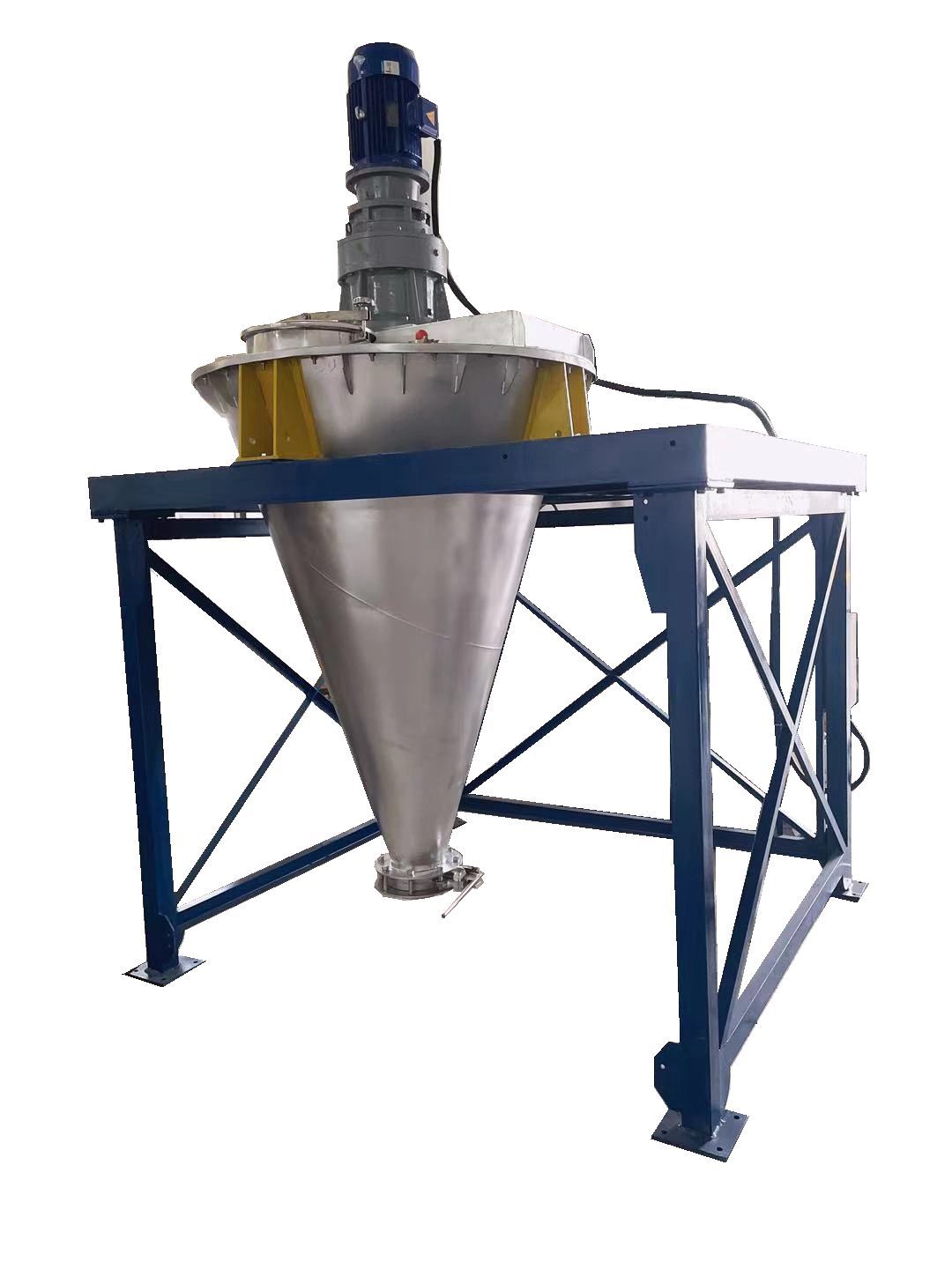 双螺旋锥形混合机立式锥形混合机塑料颗粒搅拌机低速混合机定制