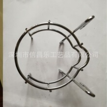 深圳精密铁线成型铁艺异形制品D形铁线制品铁线折弯灯罩