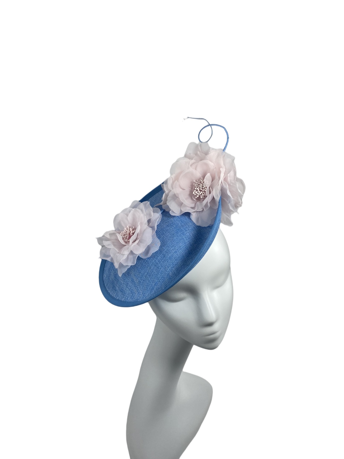 欧美新款麻纱头花礼帽贵族气质赛马节花朵礼帽新娘婚庆发饰