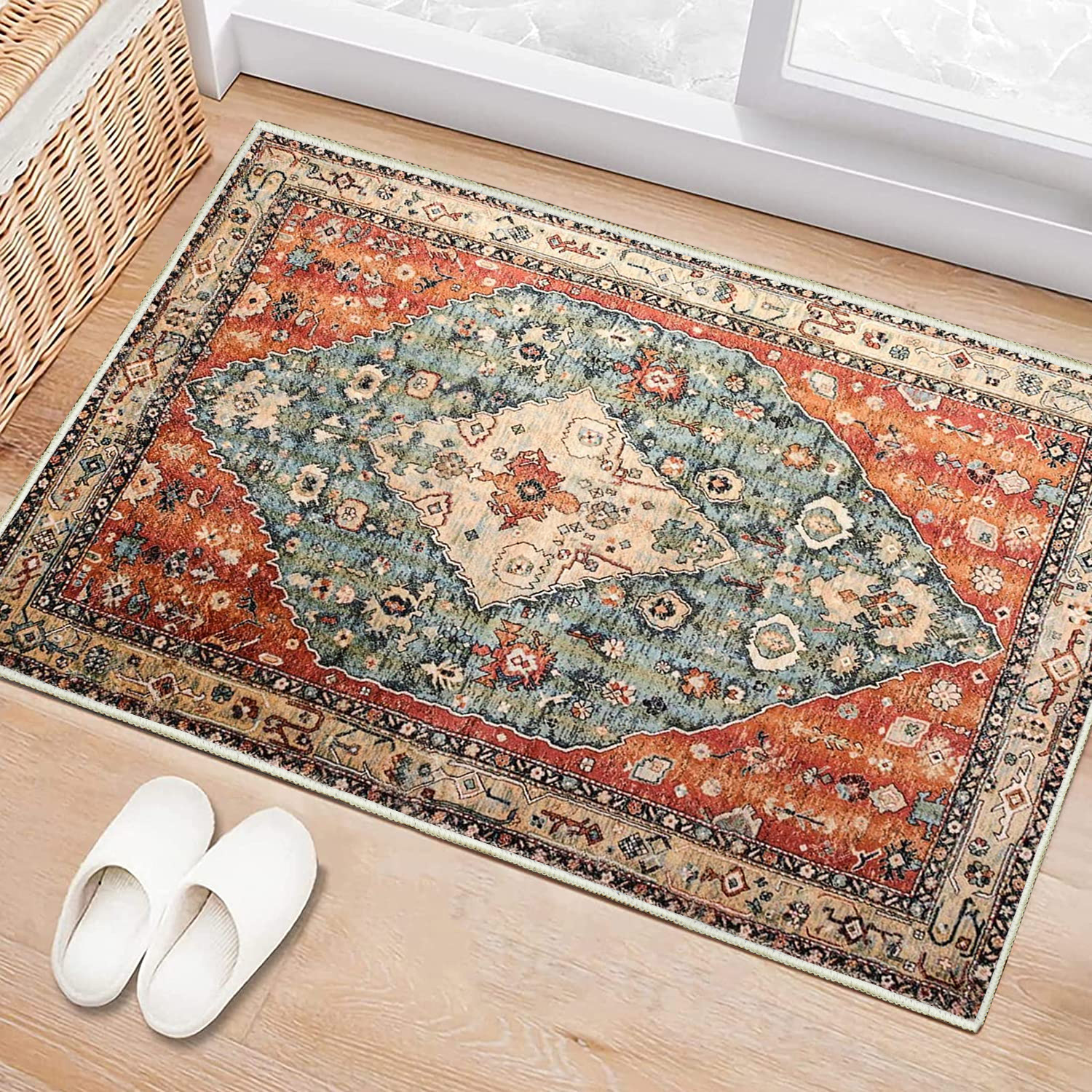 cross-border moroccan ethnic style floor mat door bohemian style foot mat washable non-slip door mat wholesale