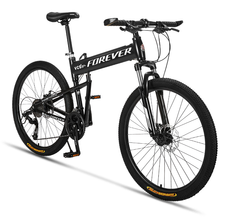 2021新款永久牌折叠山地自行车男铝合金27速变速越野超轻便携单车