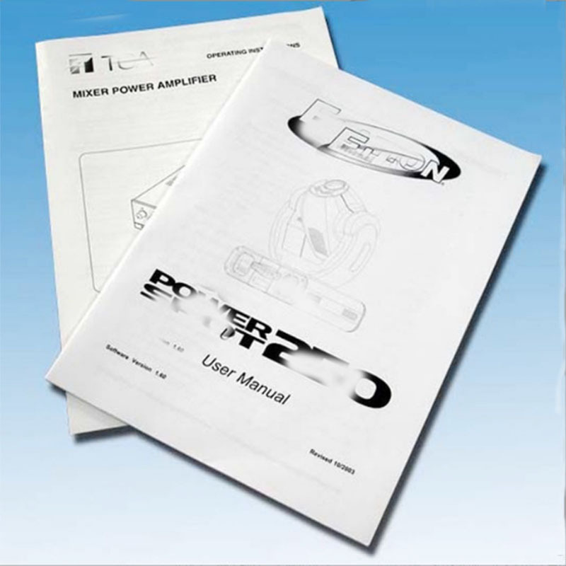 说明书印刷 画册宣传册目录宣传单书本教材小册子 产品说明书订制