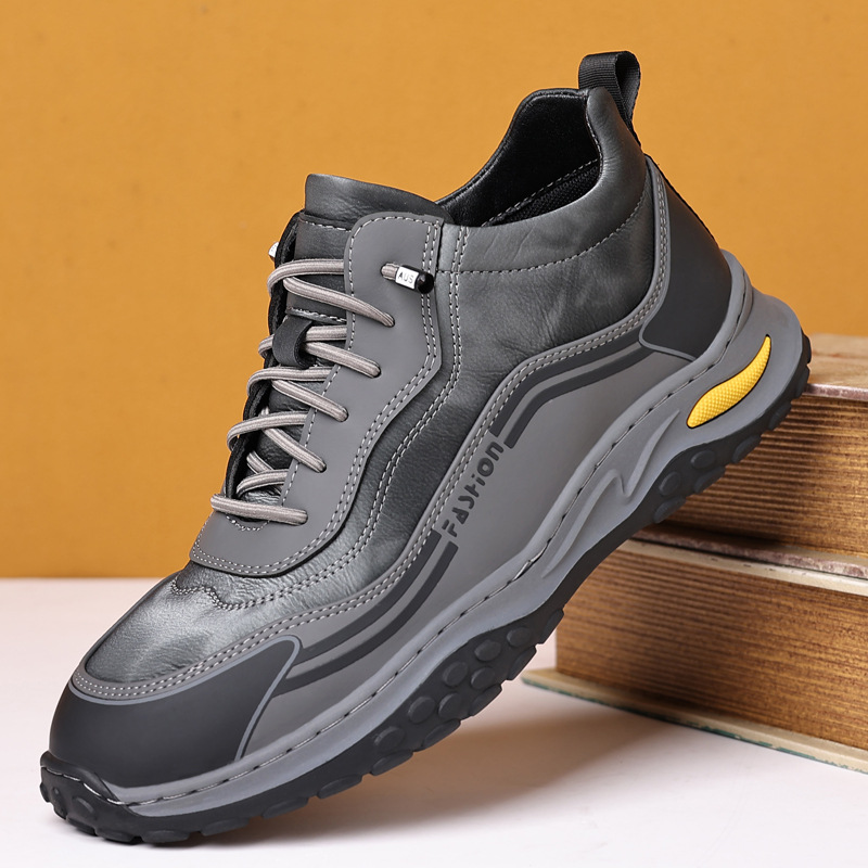 工厂代发棉鞋男冬季加绒登山鞋户外工装休闲鞋男保暖防滑棉靴