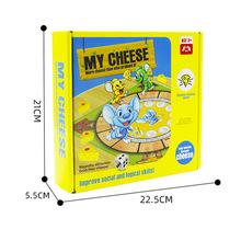跨境电商儿童桌面玩具外贸亲子互动逻辑思维休闲娱乐互动老鼠奶酪