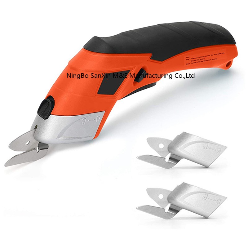 生产手持电动锂电纸板剪刀电动地毯剪半自动3.6v电动裁布剪