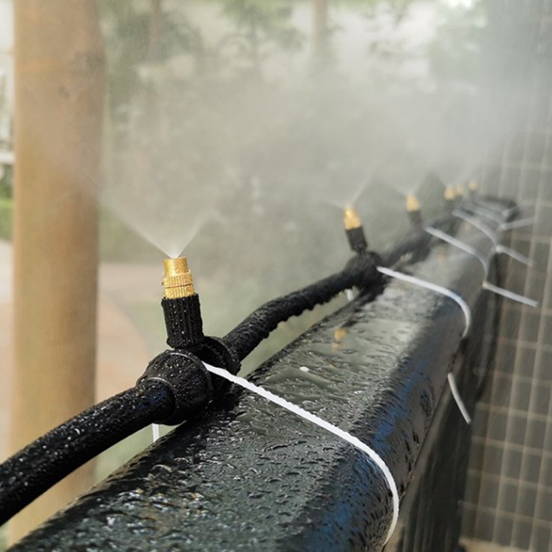 降温雾化喷淋系统浇花喷雾微喷工地除尘手机远程家用自动浇水神器