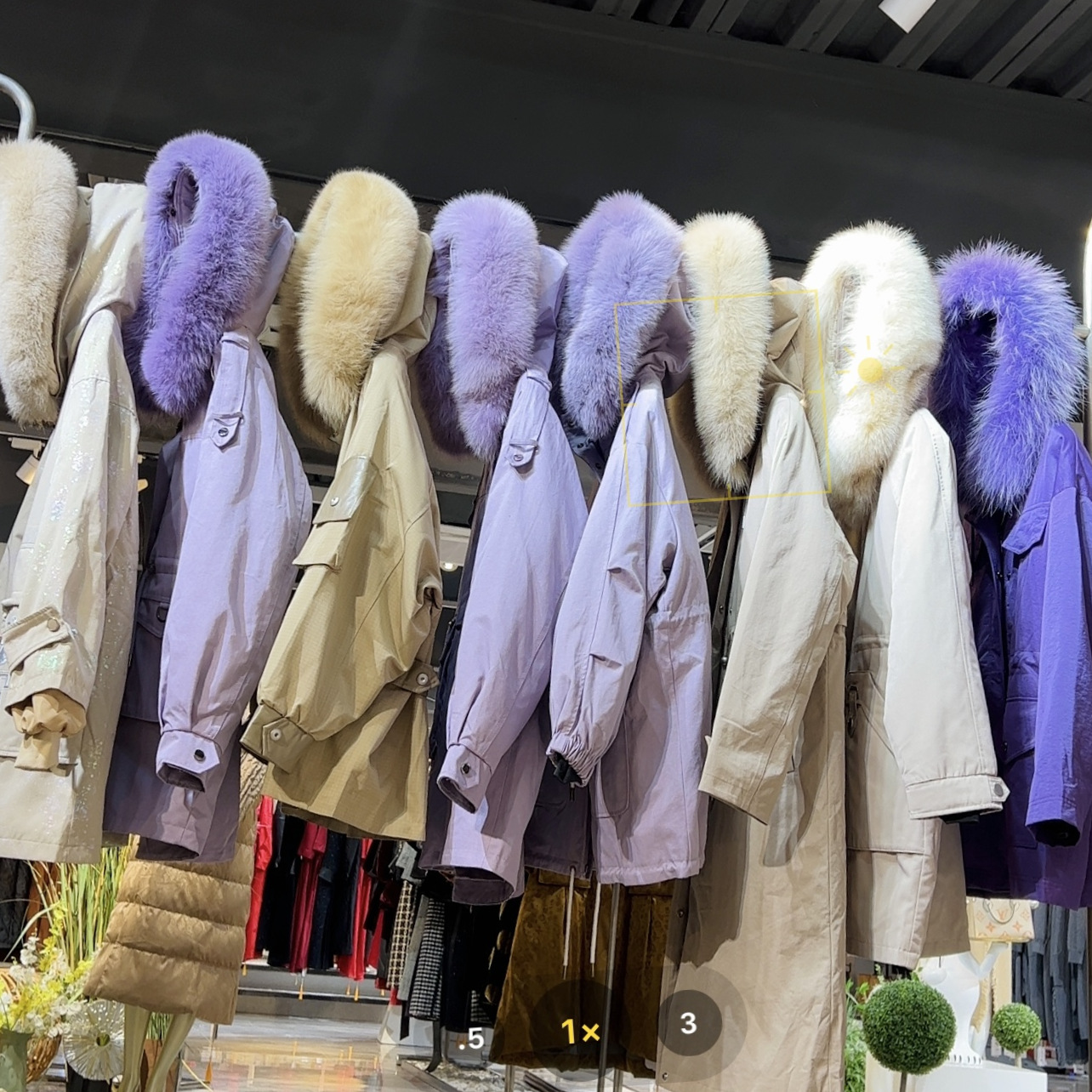 格兰尔诗高级感高端皮草派克服原单厂家批发品牌女装正品十三行