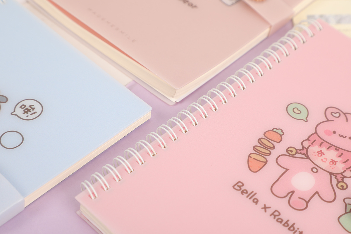 青壹坊 bella的牧场生活pp按扣线圈本a5 可爱卡通笔记本记事本