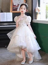 女童礼服公主裙轻奢小众高端花童婚纱儿童小主持人钢琴演奏演出服